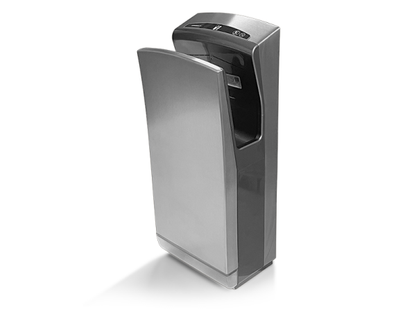 Händetrockner K1, Edelstahl - mit HEPA-Filter
